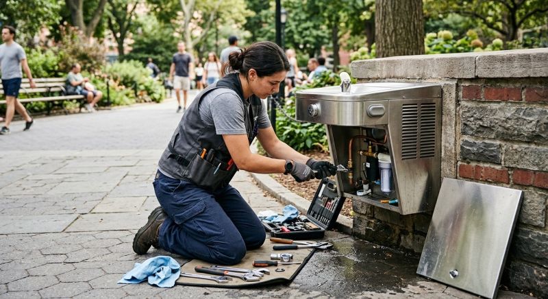 Outdoor Water Feature Repair Service